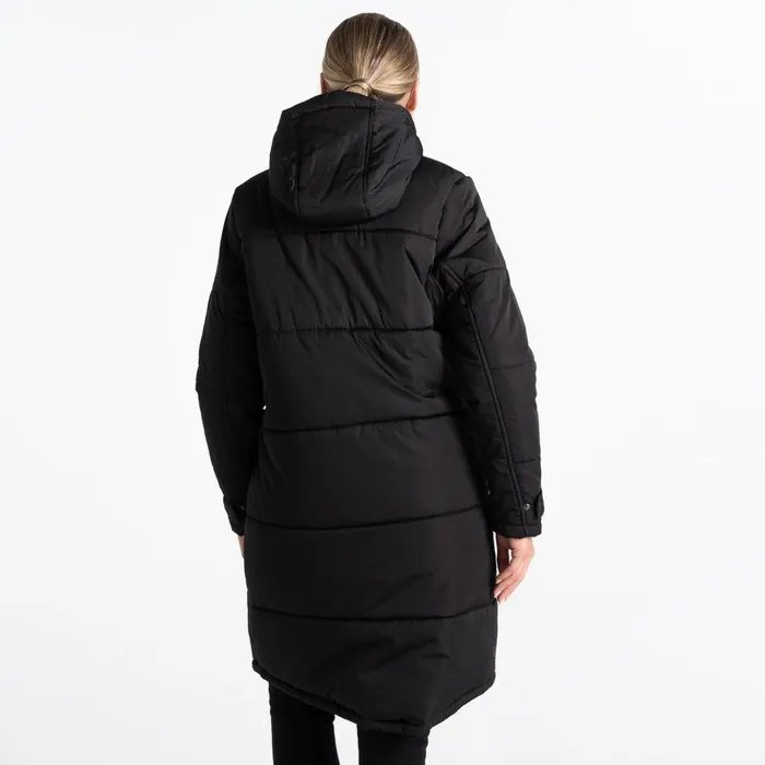 Dare 2b Insulated Jackets Reputable Ii Mid Length Padded Jacket Black 8211 Women