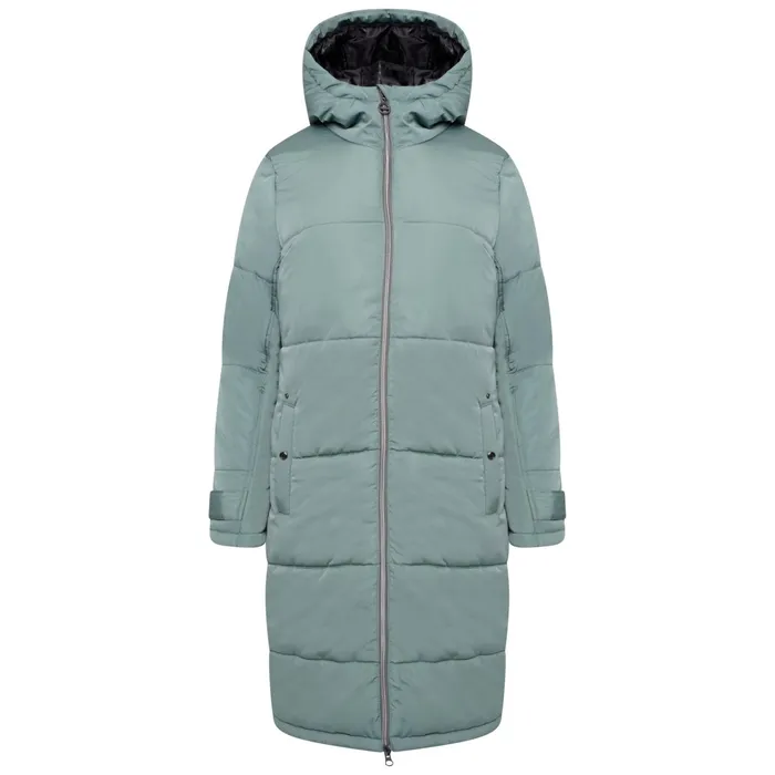 Dare 2b Insulated Jackets Reputable Ii Mid Length Padded Jacket Duck Green 8211 Women