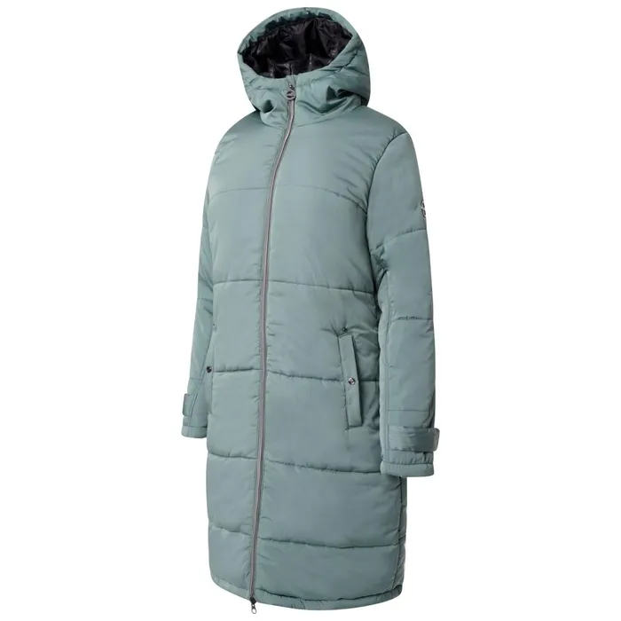 Dare 2b Insulated Jackets Reputable Ii Mid Length Padded Jacket Duck Green 8211 Women