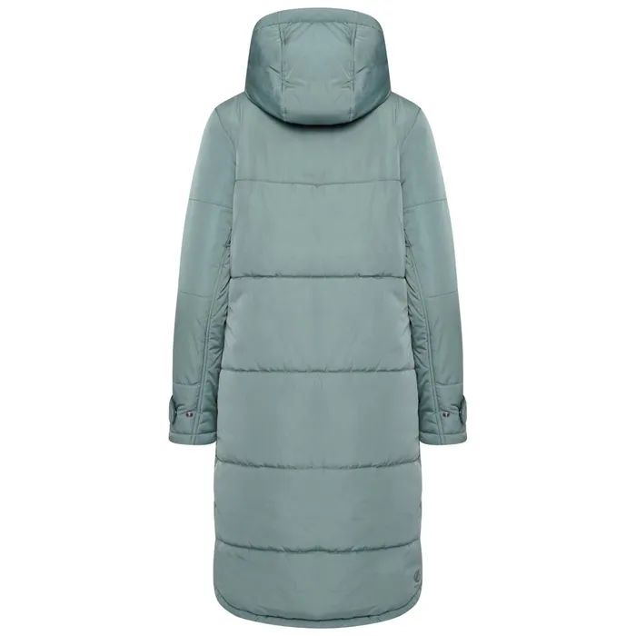 Dare 2b Insulated Jackets Reputable Ii Mid Length Padded Jacket Duck Green 8211 Women