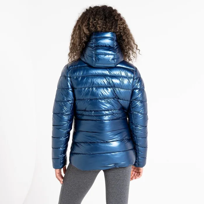 Dare 2b Insulated Jackets Reputable Ii Puffer Jacket Moonlight Denim Metallic 8211 Women