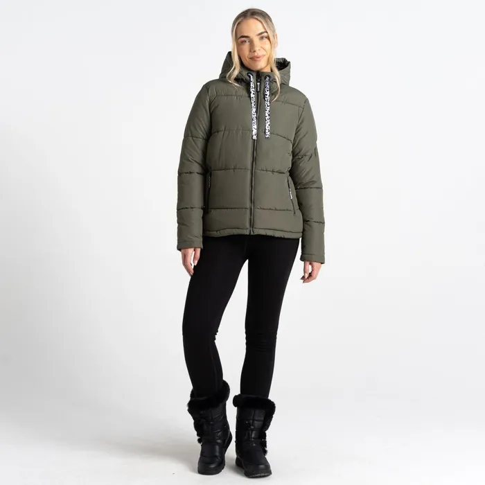 Dare 2b Insulated Jackets Society Padded Jacket Lichen Green 8211 Women