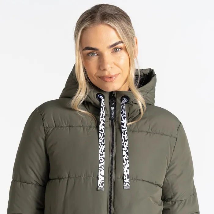 Dare 2b Insulated Jackets Society Padded Jacket Lichen Green 8211 Women