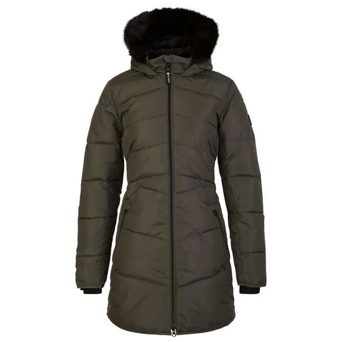 Dare 2b Insulated Jackets Striking Iii Mid Length Padded Jacket Green Lichen 8211 Women