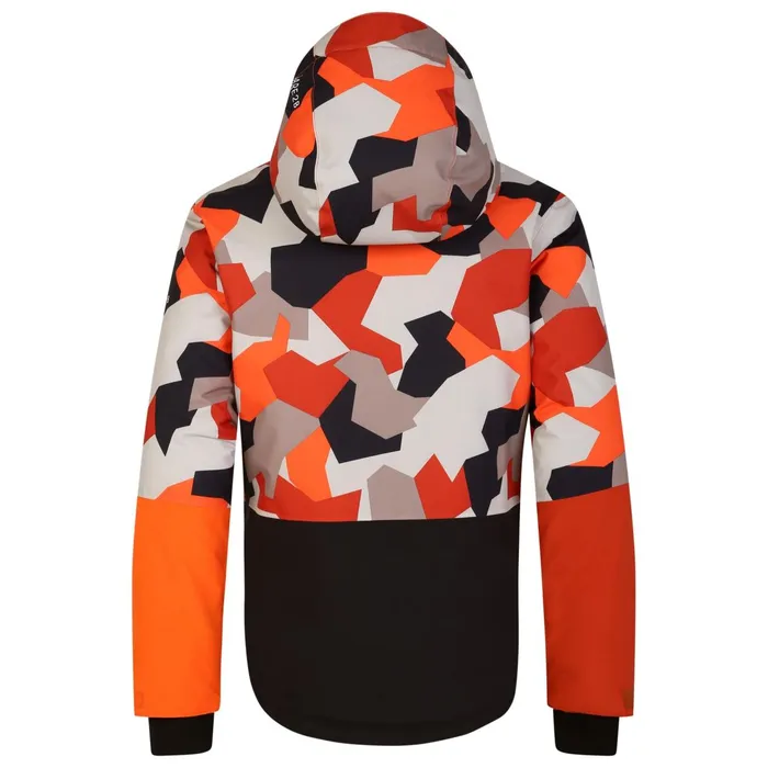 Dare 2b Insulated Jackets Traverse Ski Jacket Orange Camo Black 8211 Kids