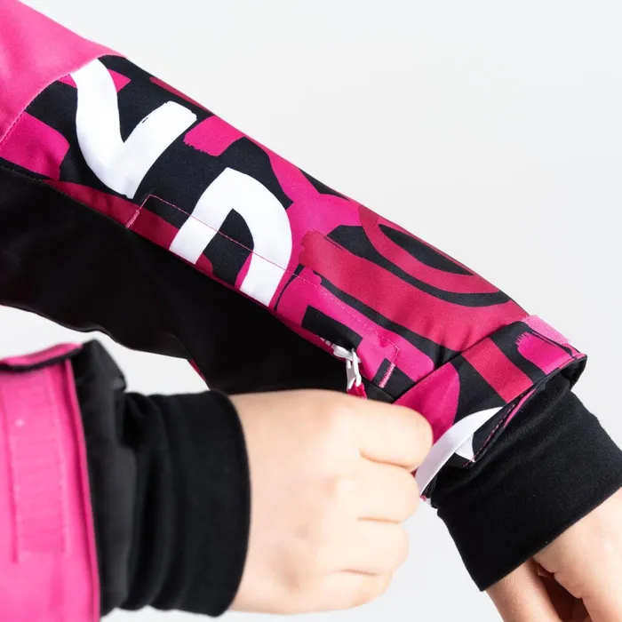 Dare 2b Insulated Jackets Traverse Ski Jacket Pink Black Graffiti 8211 Kids