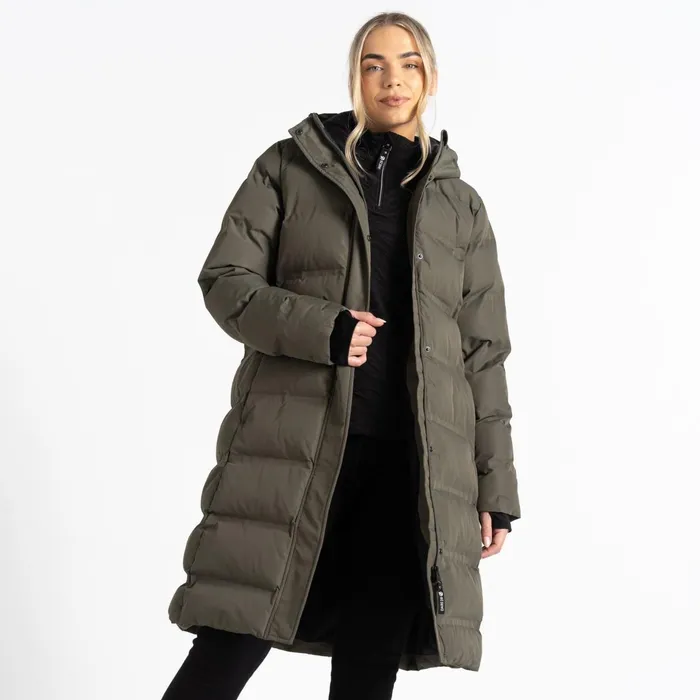 Dare 2b Insulated Jackets Wander Padded Jacket Lichen Green 8211 Women