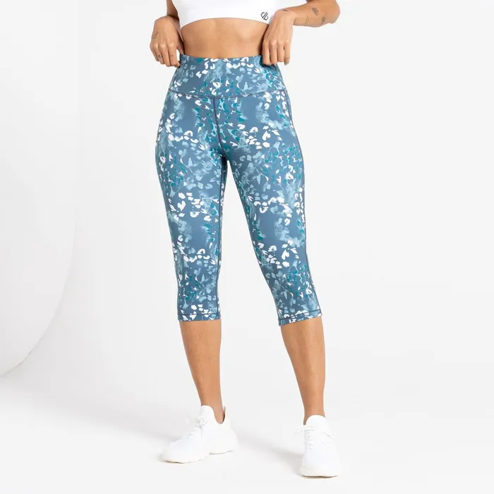 Dare 2b Leggings Influential 34 Gym Leggings Canton Green Animal Print 8211 Women