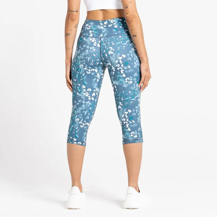 Dare 2b Leggings Influential 34 Gym Leggings Canton Green Animal Print 8211 Women