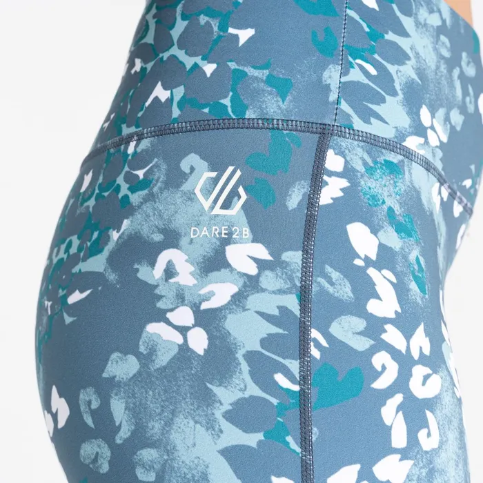 Dare 2b Leggings Influential 34 Gym Leggings Canton Green Animal Print 8211 Women