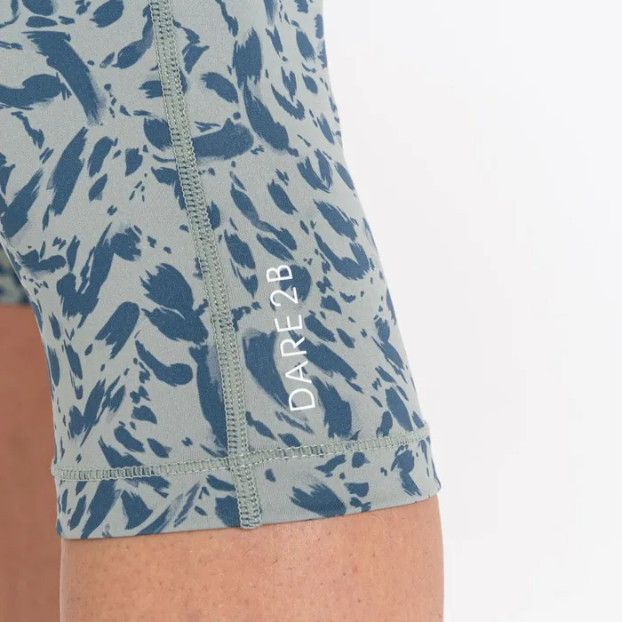 Dare 2b Leggings Influential 34 Gym Leggings Lilypad Green Animal Print 8211 Women