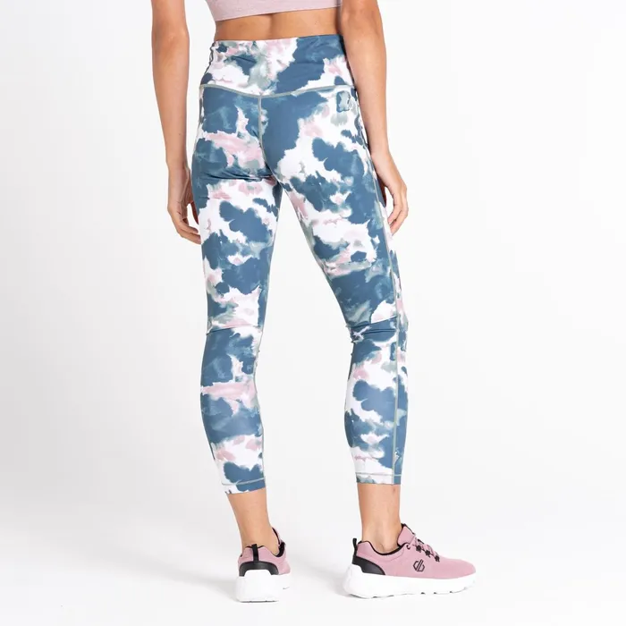 Dare 2b Leggings Influential 78 Gym Leggings Dusky Rose Inky Print 8211 Women
