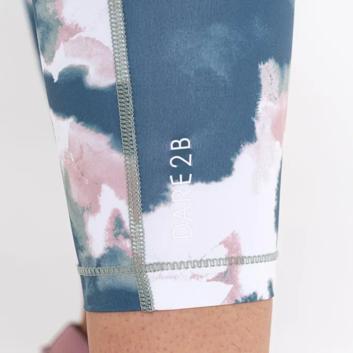 Dare 2b Leggings Influential 78 Gym Leggings Dusky Rose Inky Print 8211 Women
