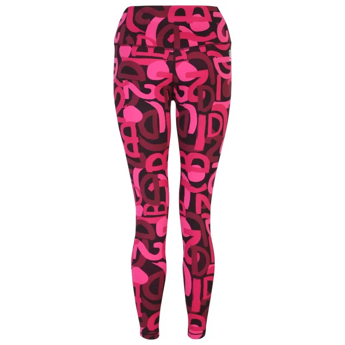 Dare 2b Leggings Influential Gym Leggings Pure Pink Graffiti 8211 Women