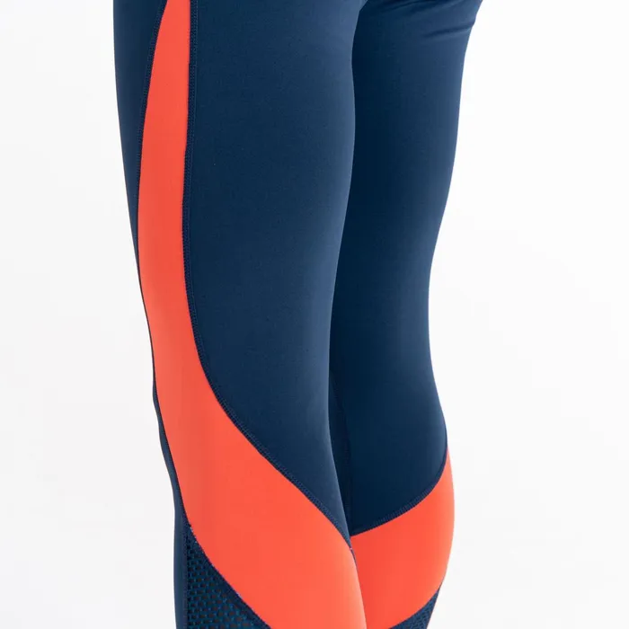 Dare 2b Leggings Move Fitness Leggings Moonlight Denim Neon Peach 8211 Women