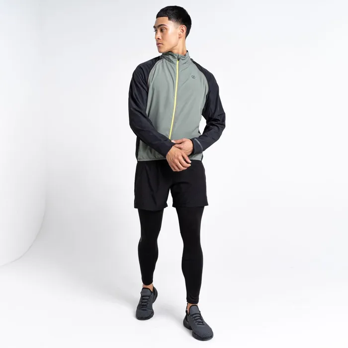Dare 2b Lightweight Jackets Oxidate Lightweight Windshell Jacket Agave Green Black 8211 Men