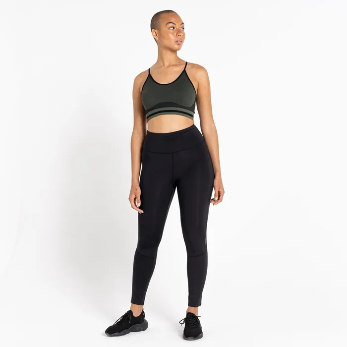 Dare 2b Low Impact Don039t Sweat It Strappy Bra Duck Green 8211 Women