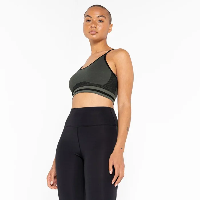 Dare 2b Low Impact Don039t Sweat It Strappy Bra Duck Green 8211 Women