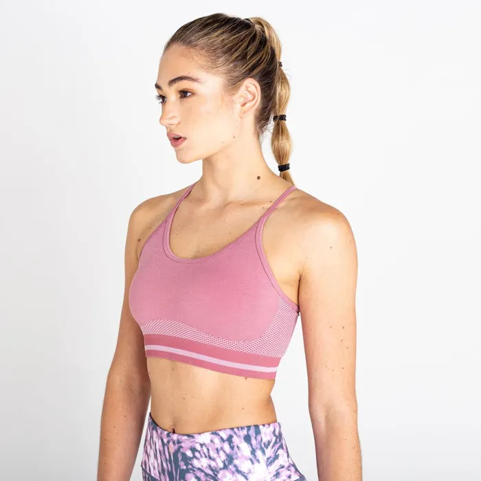 Dare 2b Low Impact Don039t Sweat It Strappy Bra Mesa Rose 8211 Women