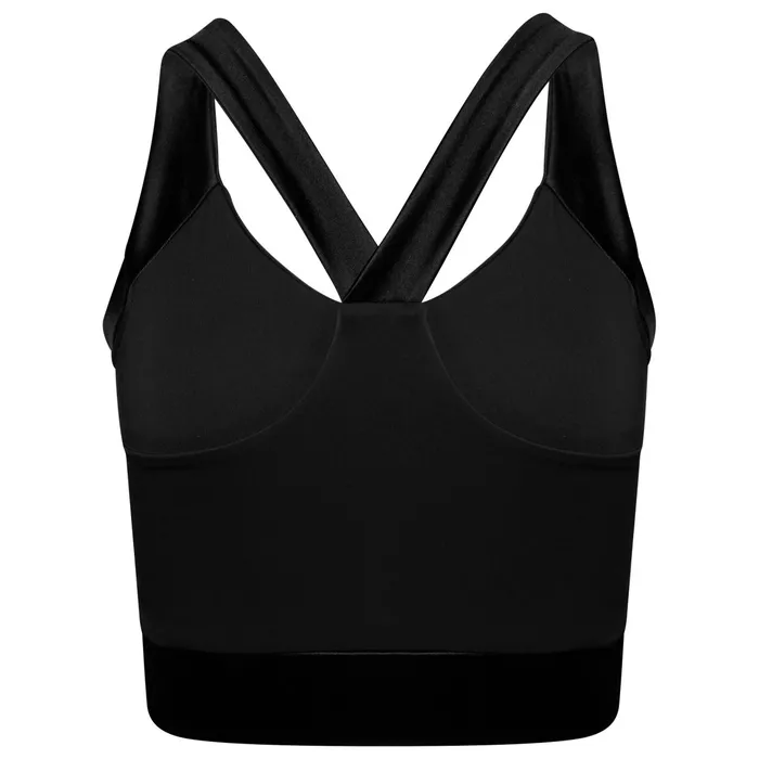 Dare 2b Medium Impact Crystallize Recycled Sports Bra Black 8211 Women