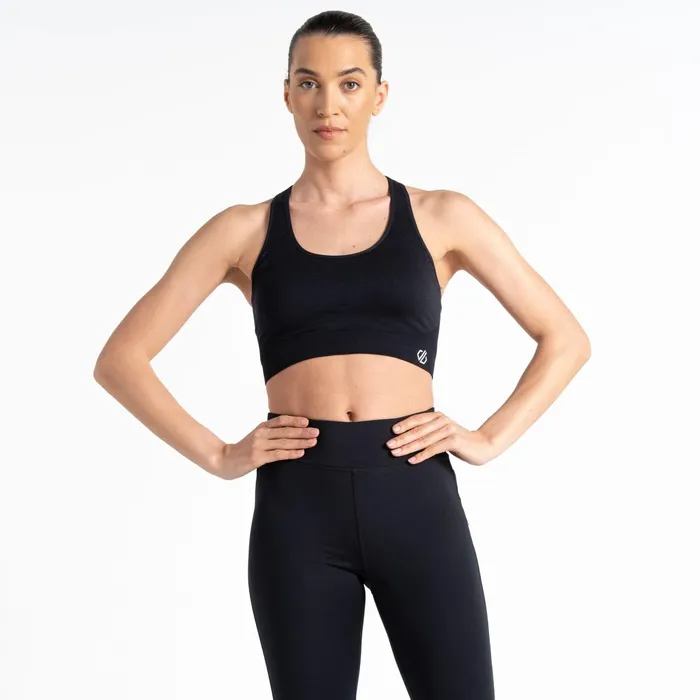Dare 2b Medium Impact Don039t Sweat It Ii Sports Bra Black 8211 Women