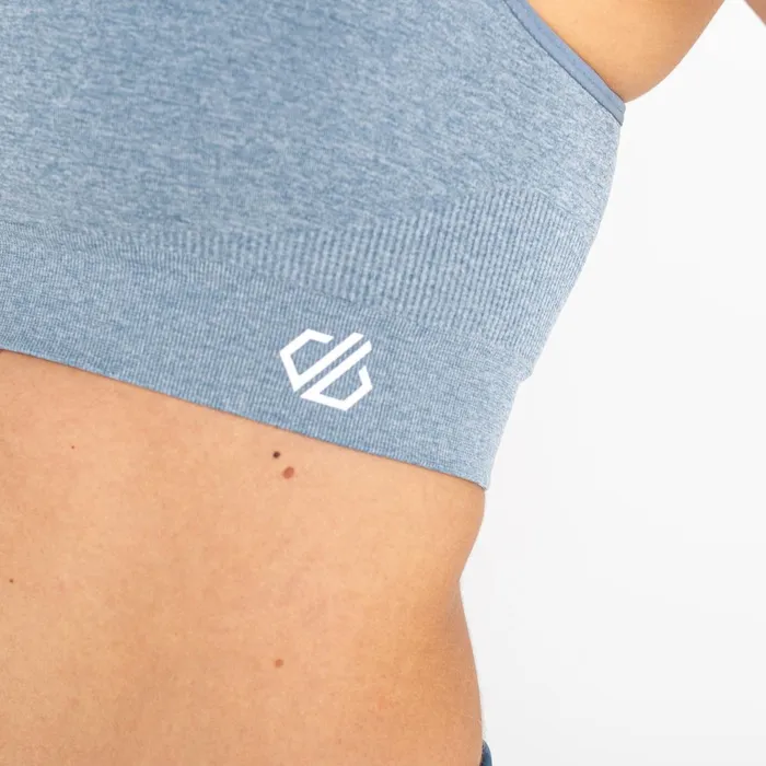Dare 2b Medium Impact Don039t Sweat It Ii Sports Bra Bluestone Marl 8211 Women