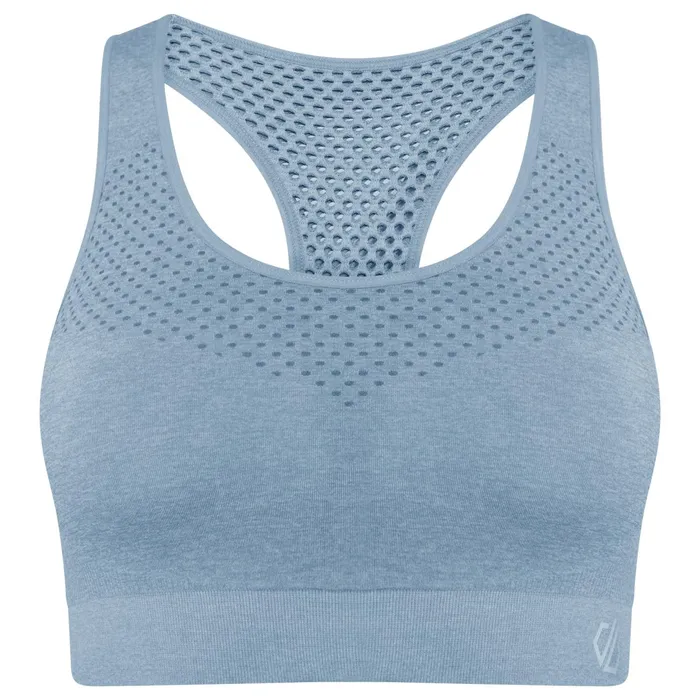 Dare 2b Medium Impact Don039t Sweat It Ii Sports Bra Bluestone Marl 8211 Women