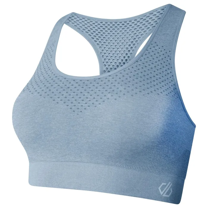 Dare 2b Medium Impact Don039t Sweat It Ii Sports Bra Bluestone Marl 8211 Women