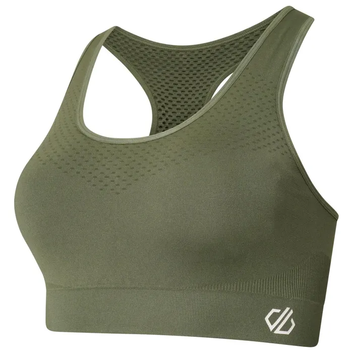 Dare 2b Medium Impact Don039t Sweat It Ii Sports Bra Duck Green 8211 Women