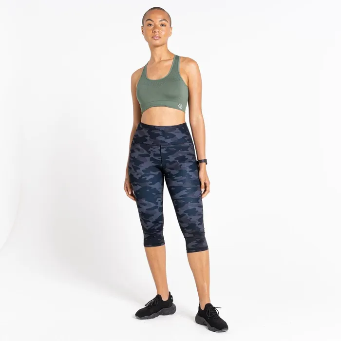 Dare 2b Medium Impact Don039t Sweat It Ii Sports Bra Duck Green 8211 Women