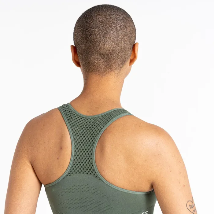 Dare 2b Medium Impact Don039t Sweat It Ii Sports Bra Duck Green 8211 Women