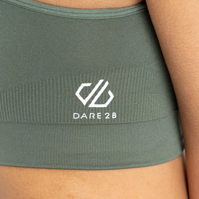 Dare 2b Medium Impact Don039t Sweat It Ii Sports Bra Duck Green 8211 Women
