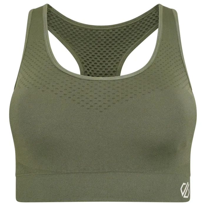 Dare 2b Medium Impact Don039t Sweat It Ii Sports Bra Duck Green 8211 Women