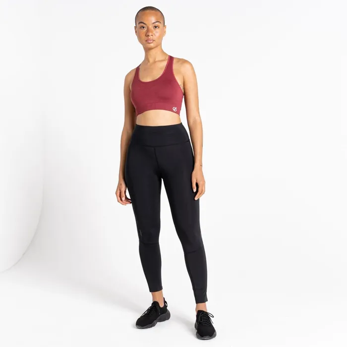 Dare 2b Medium Impact Don039t Sweat It Ii Sports Bra Earth Rose 8211 Women