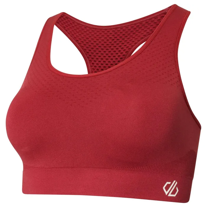 Dare 2b Medium Impact Don039t Sweat It Ii Sports Bra Earth Rose 8211 Women