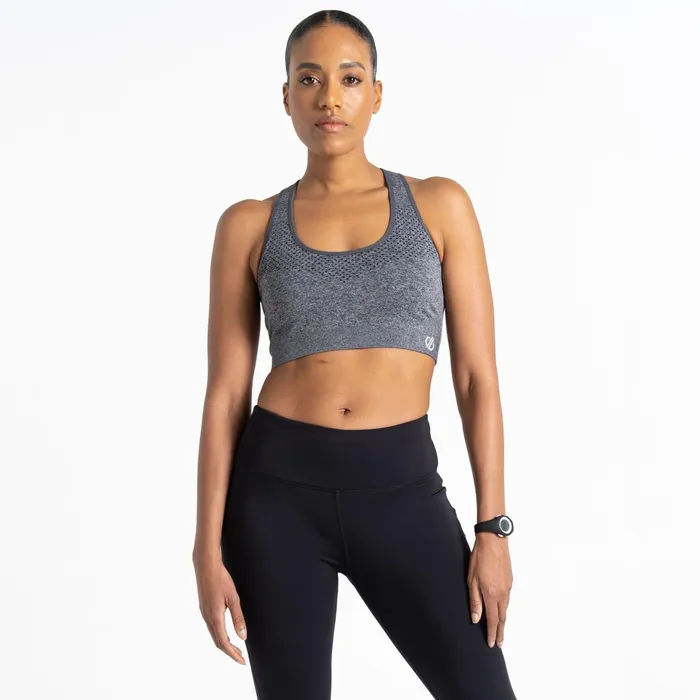 Dare 2b Medium Impact Don039t Sweat It Ii Sports Bra Ebony 8211 Women