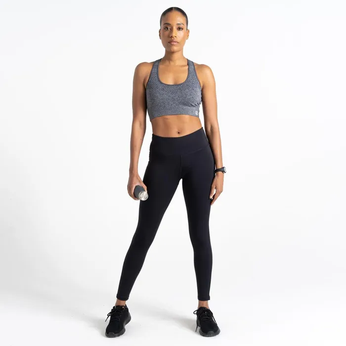 Dare 2b Medium Impact Don039t Sweat It Ii Sports Bra Ebony 8211 Women