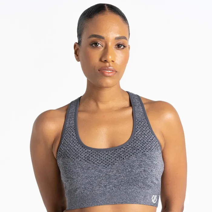Dare 2b Medium Impact Don039t Sweat It Ii Sports Bra Ebony 8211 Women