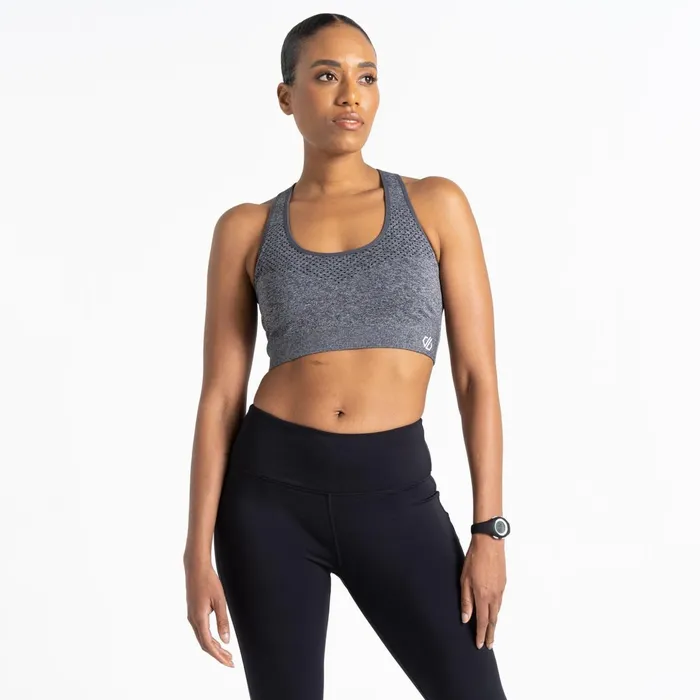 Dare 2b Medium Impact Don039t Sweat It Ii Sports Bra Ebony 8211 Women