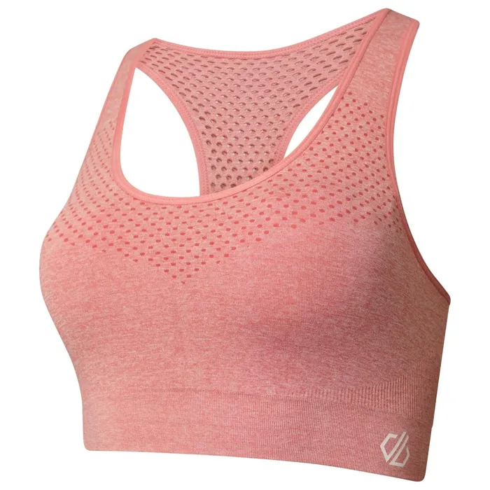 Dare 2b Medium Impact Don039t Sweat It Ii Sports Bra Mesa Rose Marl 8211 Women