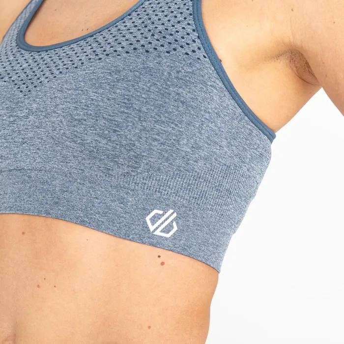 Dare 2b Medium Impact Don039t Sweat It Ii Sports Bra Orion Grey Marl 8211 Women