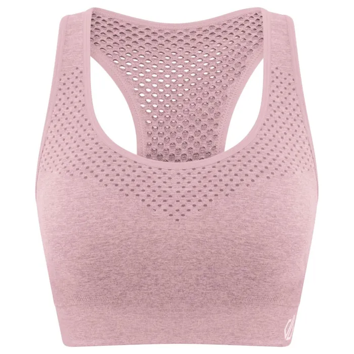 Dare 2b Medium Impact Don039t Sweat It Ii Sports Bra Powder Pink 8211 Women