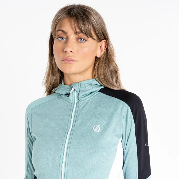 Dare 2b Mid Layers Convey Core Stretch Midlayer Canton Green Black 8211 Women