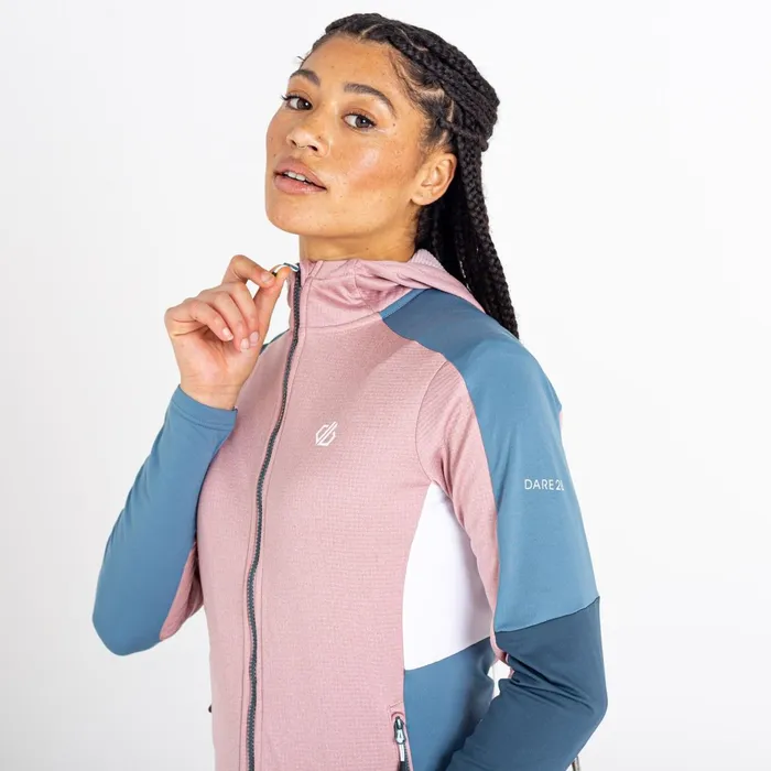 Dare 2b Mid Layers Convey Core Stretch Midlayer Powder Pink Bluestone 8211 Women