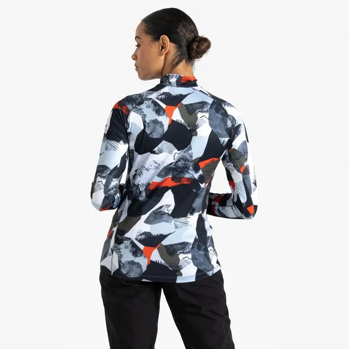 Dare 2b Mid Layers Divulge Lightweight Core Stretch Midlayer Lichen Green Abstract Print 8211 Women