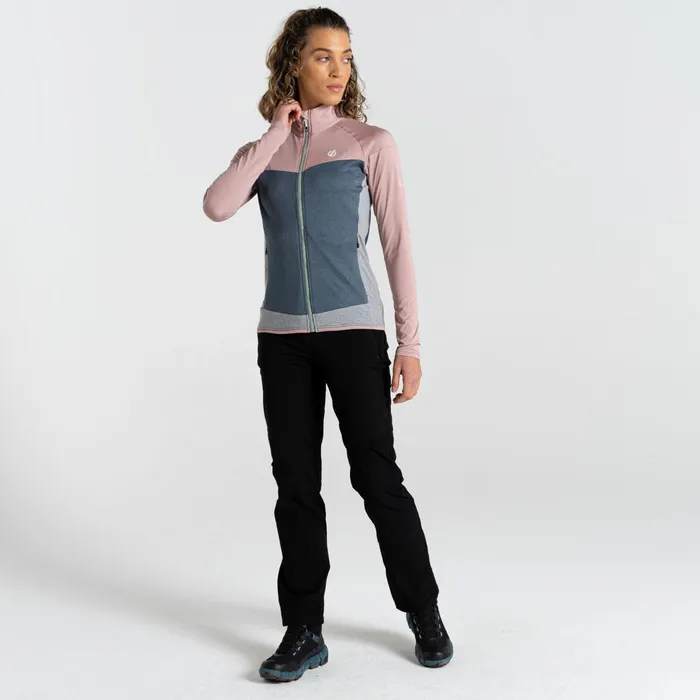 Dare 2b Mid Layers Elation Ii Recycled Core Stretch Orion Grey Dusty Rose 8211 Women