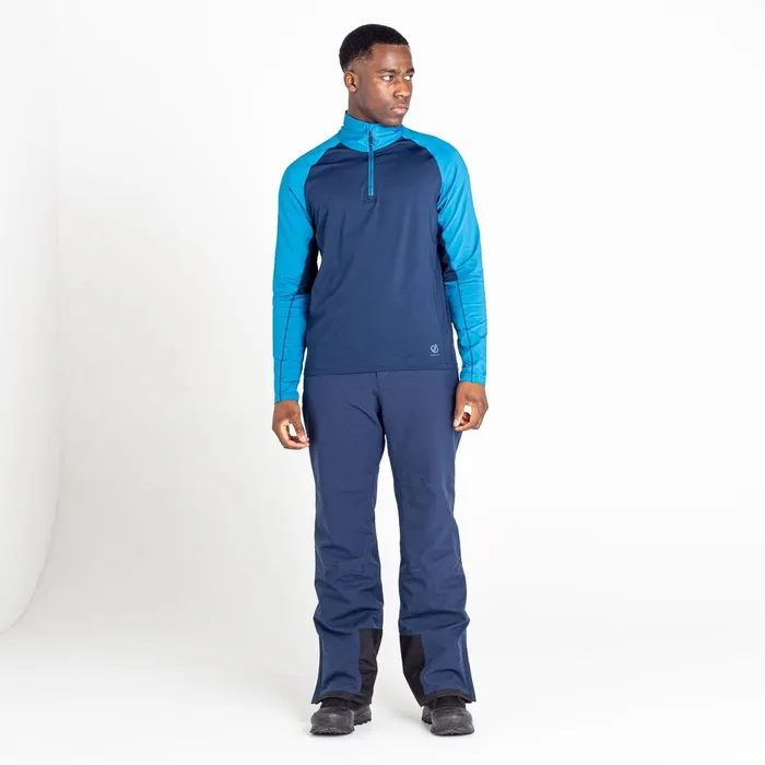 Dare 2b Mid Layers Fuser Half Zip Core Stretch Midlayer Nightfall Navy Dark Methyl 8211 Men