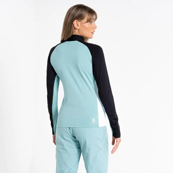 Dare 2b Mid Layers Involved Ii Recycled Lightweight Core Stretch Midlayer Canton Green Black 8211 Women
