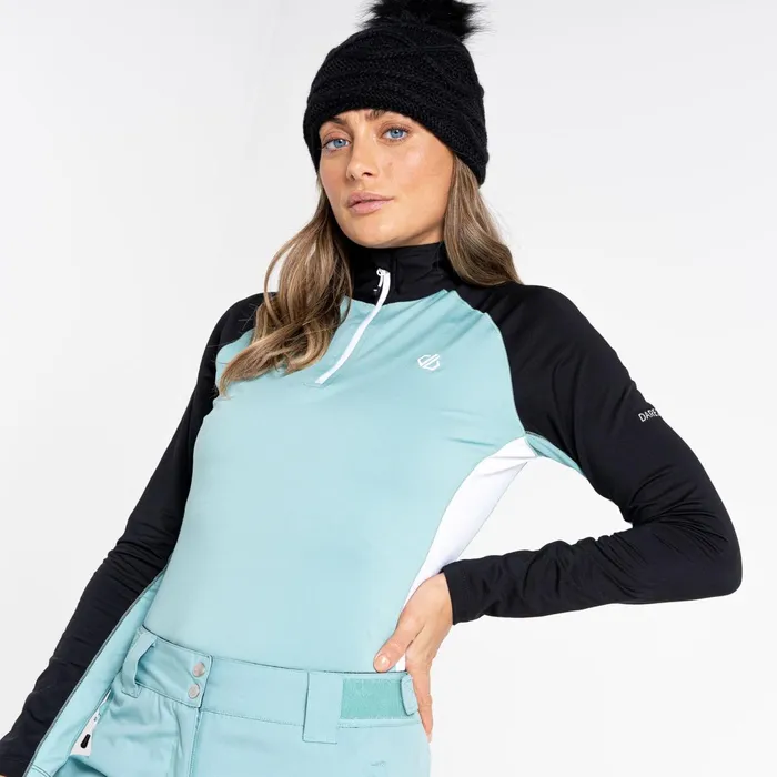 Dare 2b Mid Layers Involved Ii Recycled Lightweight Core Stretch Midlayer Canton Green Black 8211 Women