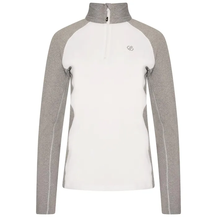 Dare 2b Mid Layers Involved Ii Recycled Lightweight Core Stretch Midlayer White Ash Grey Marl 8211 Women